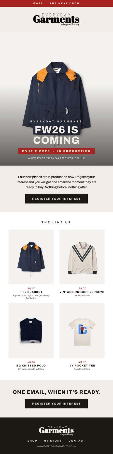 Drop announcement