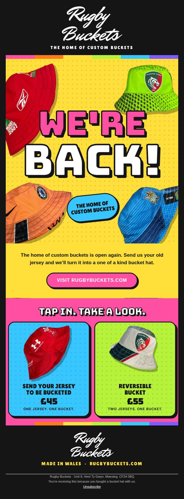 Relaunch announcement